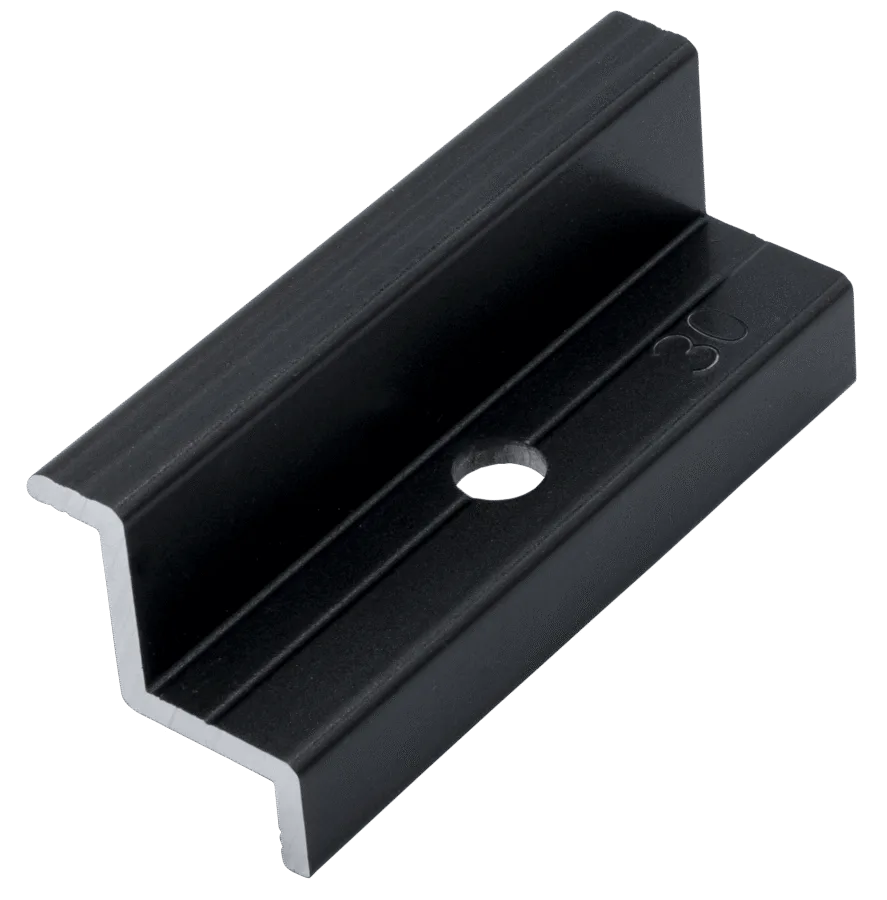 Clame de fin noir 33 mm